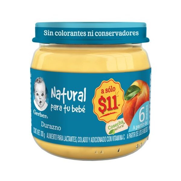 Alimento Infantil Gerber Etapa 2 Durazno 100 g Nutritivo y Delicioso