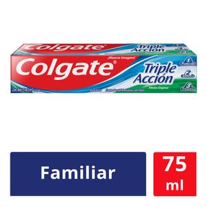 Crema Dental Colgate Triple Acción 75 ml para una Sonrisa Radiante