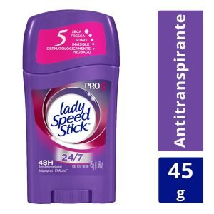 Desodorante Lady Speed Stick Pro-5 en 1 Barra 45 g para Protección y Frescura Duradera