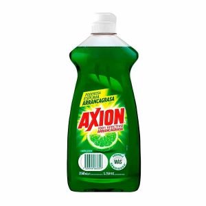 Detergente Líquido Axion con Limón 640 ml para Limpieza Profunda y Frescura Duradera