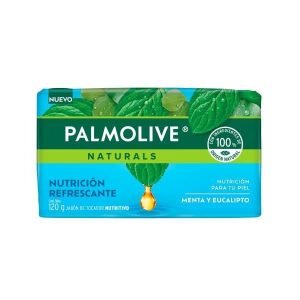 Jabón Palmolive Naturals Nutrición Menta y Eucalipto 120 g para Piel Suave