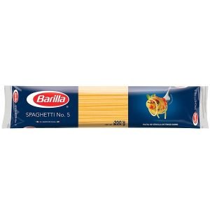 Sopa de Pasta Barilla Spaghetti No.5 200 g Rápida y Deliciosa