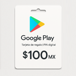 Tarjeta de Regalo Digital Google Play $100 MX para Apps y Juegos