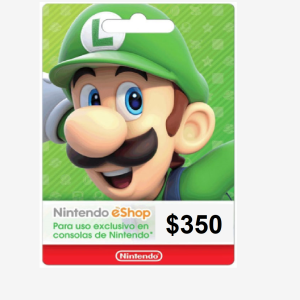 Tarjeta de Regalo Digital Nintendo eShop $350 MX para Nintendo Switch