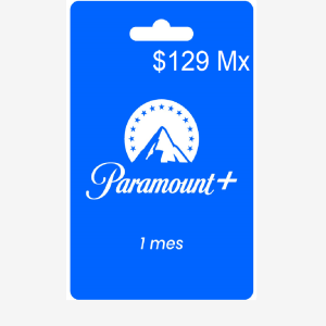 Tarjeta de Regalo Digital Paramount+ 1 Mes Acceso Instantáneo por $129 MX