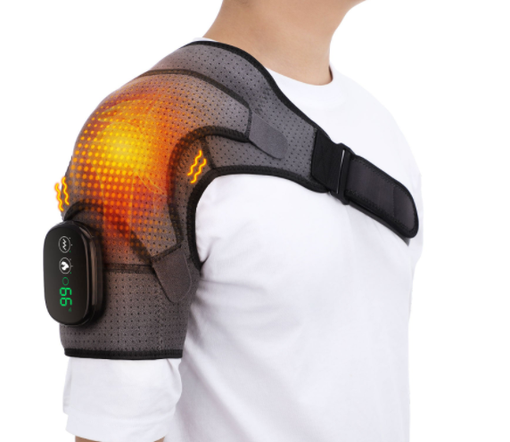 Soporte de Hombro con Masaje y Calor para Alivio Efectivo del Dolor - Imagen 2