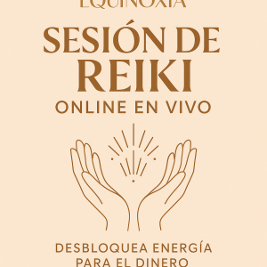 Tarjeta de Regalo para Sesión de Reiki Online y Prosperidad Financiera