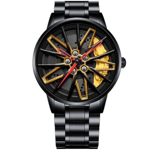 Reloj Elegante para Hombre con Rueda Rotativa 360° y Correa de Acero Inoxidable